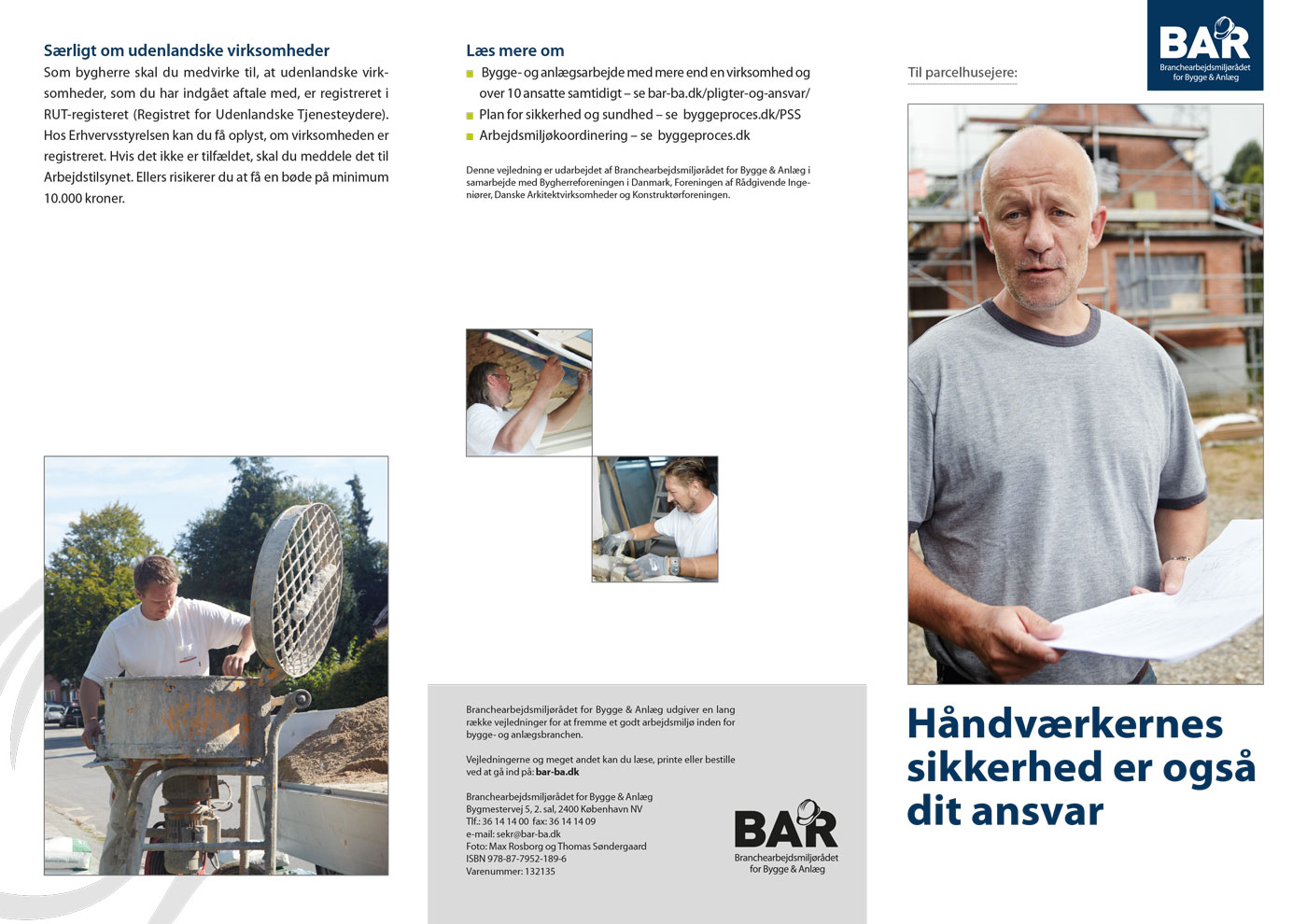 Forhåndsvisning af produktet Håndværkernes sikkerhed er også dit ansvar – parcelhusejere