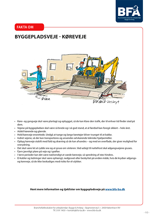 Forhåndsvisning af produktet Byggepladsveje – køreveje