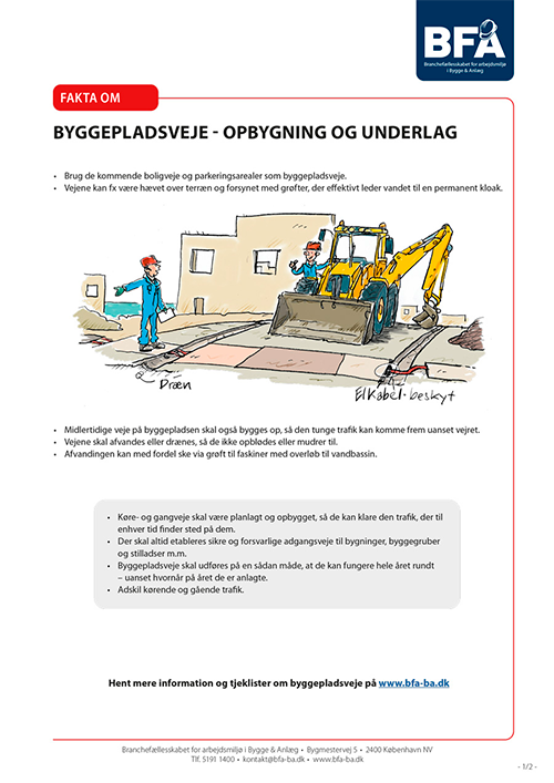 Forhåndsvisning af produktet Byggepladsveje – opbygning og underlag